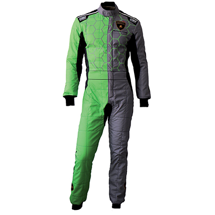 OMP One Art Race Suit Lamborghini Design Racing Edition Grey/Green
